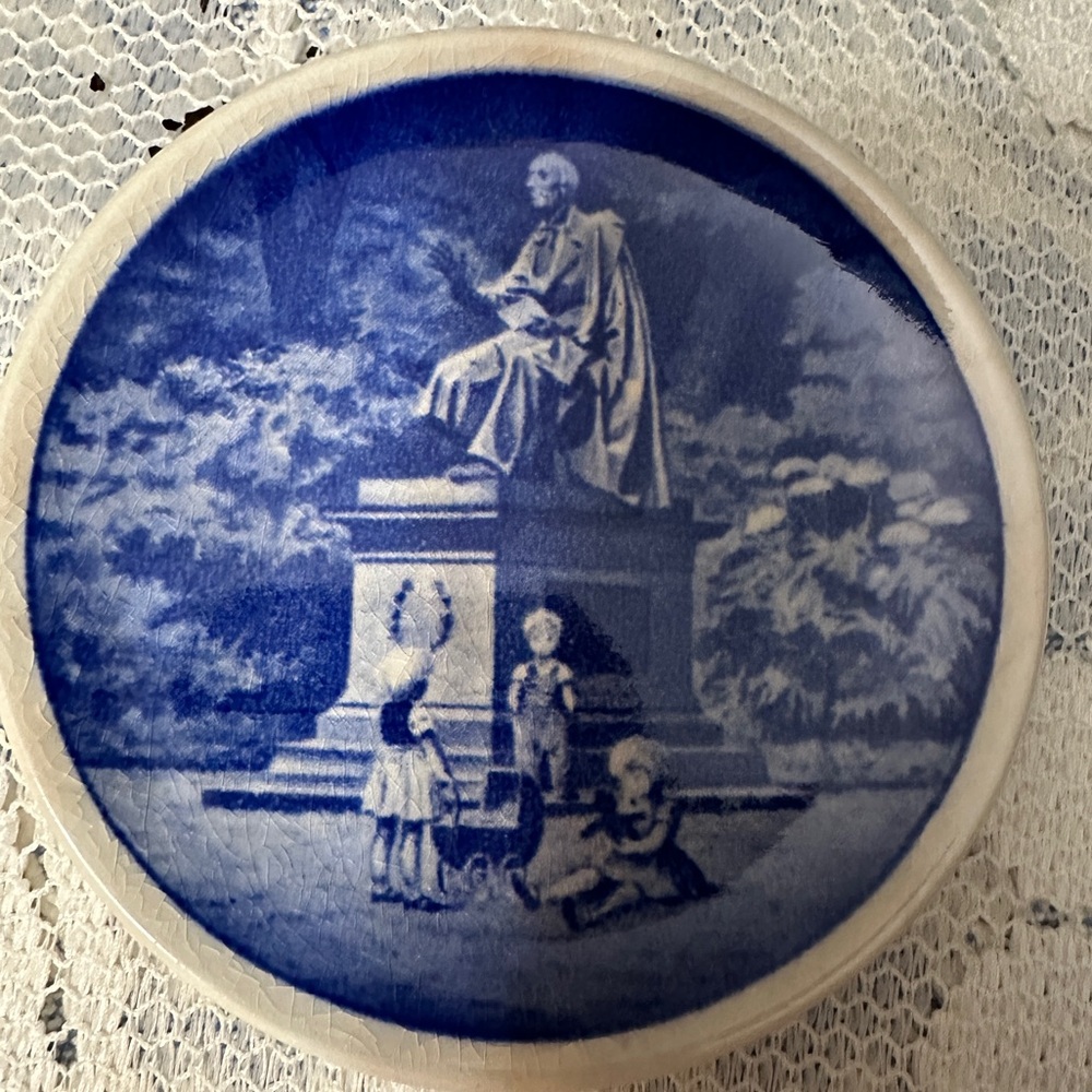Danish small plate of Hans Christian Anderson